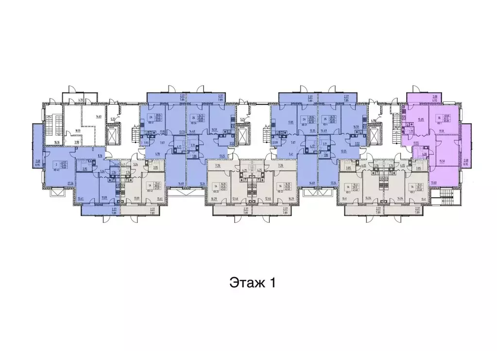 2-к кв. Санкт-Петербург Шувалово тер., ул. Береговая, 6 (81.4 м) - Фото 1
