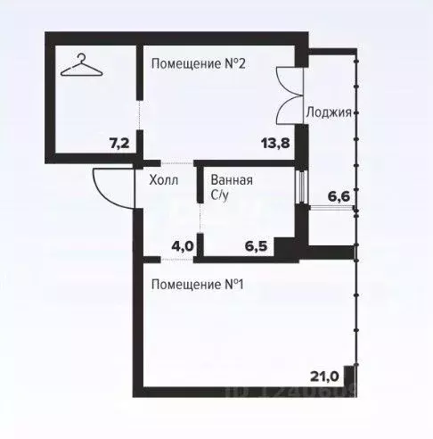 1-к кв. Челябинская область, Челябинск ул. Труда, 157А (52.5 м) - Фото 2