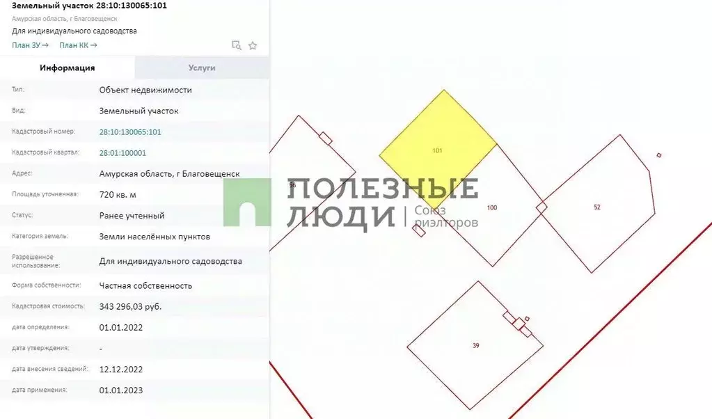 Участок в Амурская область, Благовещенский район, с. Чигири Банковская ... - Фото 2