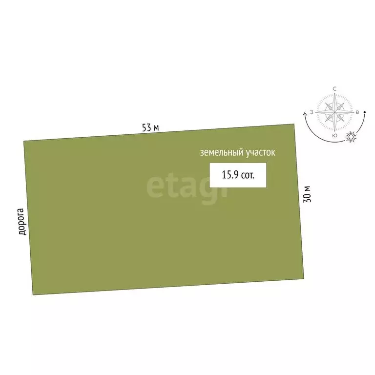 Участок в Тюменский район, деревня Ушакова (15.9 м) - Фото 0