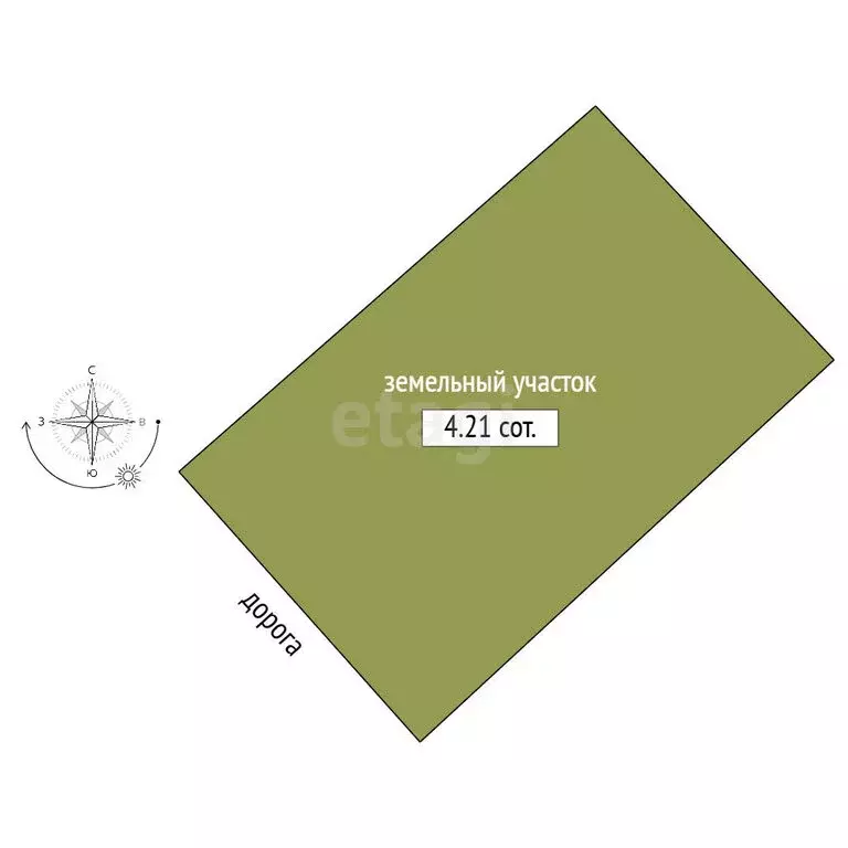 Дом в село Бердюгино, Первомайская улица (63 м) - Фото 1