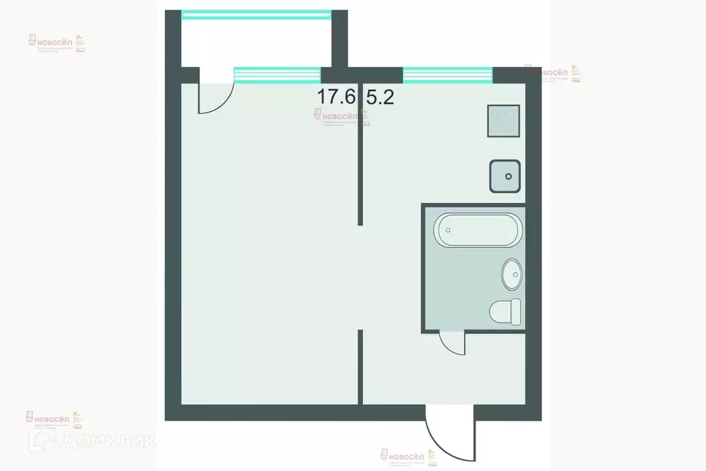 Продаётся 1-к квартира, 28 м - Фото 1