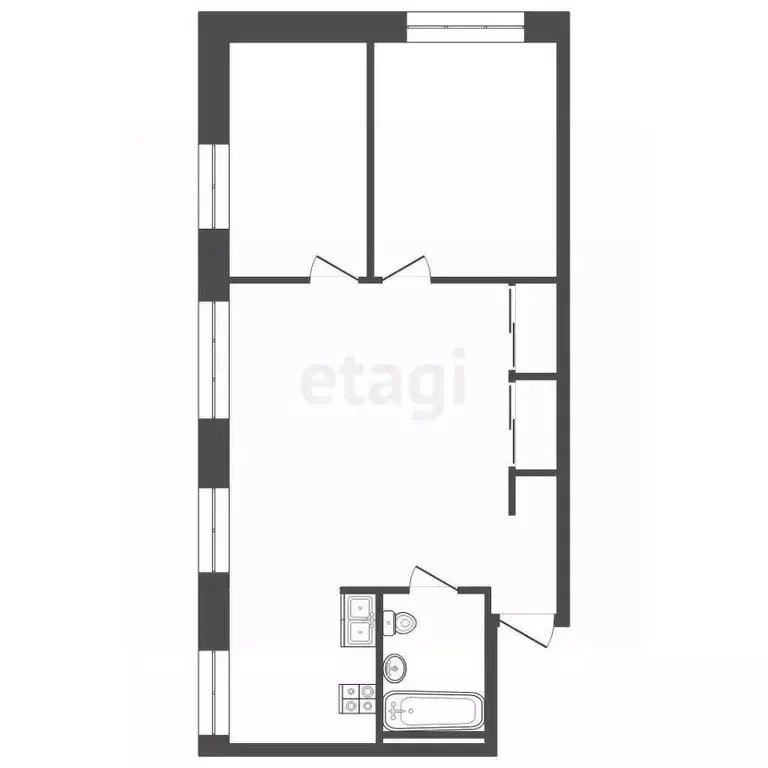 3-к кв. Мордовия, Саранск ул. Попова, 54 (60.7 м) - Фото 1