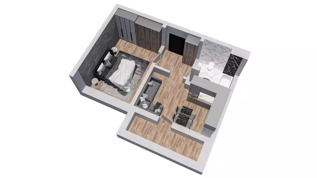 2-к кв. Ростовская область, Батайск ул. Луначарского, 180А (37.23 м) - Фото 1