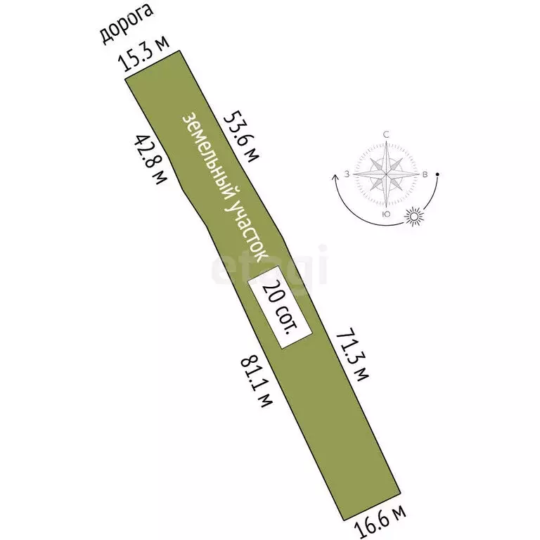 Дом в село Беркут, Совхозная улица (64.5 м) - Фото 1