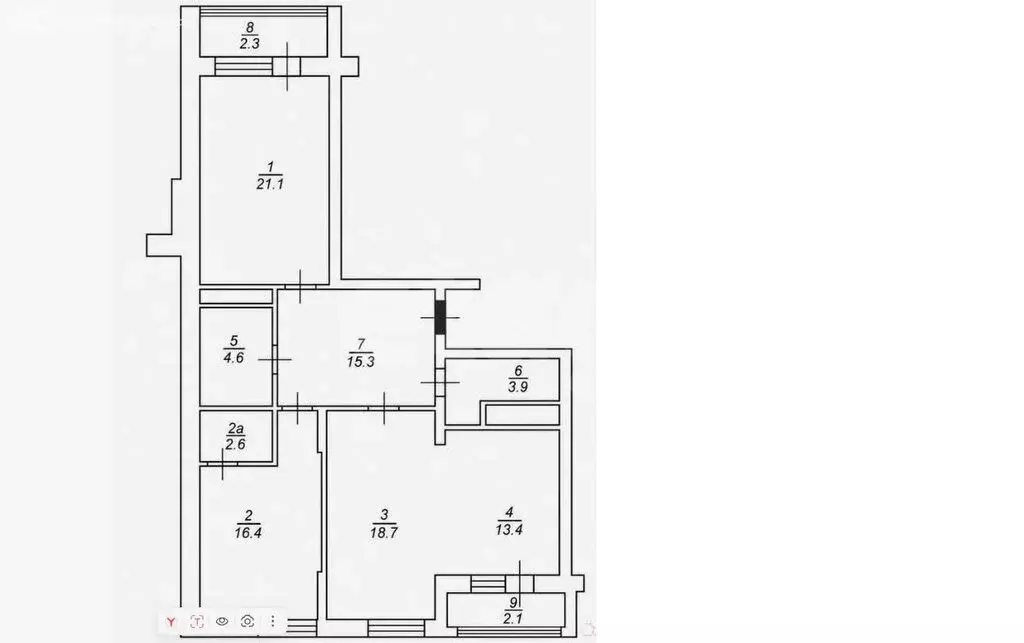 3-комнатная квартира: Казань, Роторная улица, 27В (96.6 м) - Фото 1