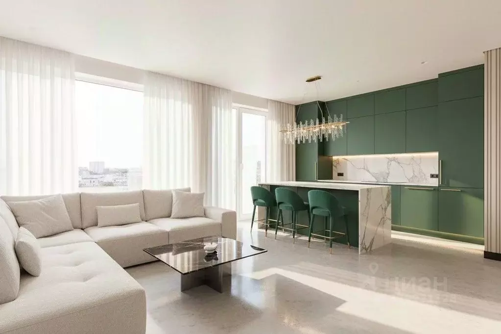 3-к кв. Татарстан, Казань ул. Тихомирнова, 1 (88.0 м) - Фото 1