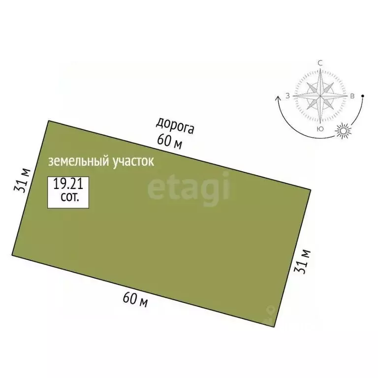 Участок в Тамбовская область, Тамбовский муниципальный округ, д. ... - Фото 2