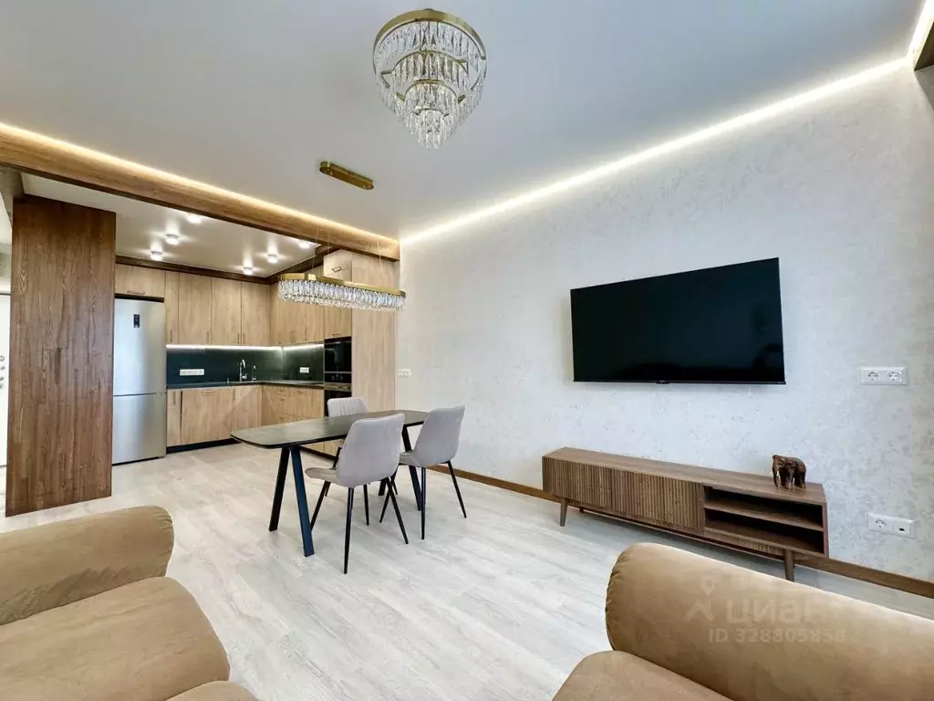 3-к кв. Татарстан, Казань ул. Алексея Козина, 2 (65.0 м) - Фото 1