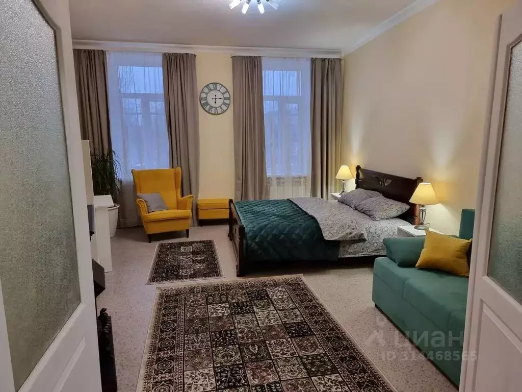 1-к кв. Псковская область, Псков ул. Герцена, 4 (50.0 м) - Фото 1