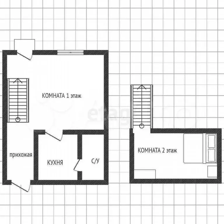Квартира-студия, 28 м, 2/2 эт. - Фото 0