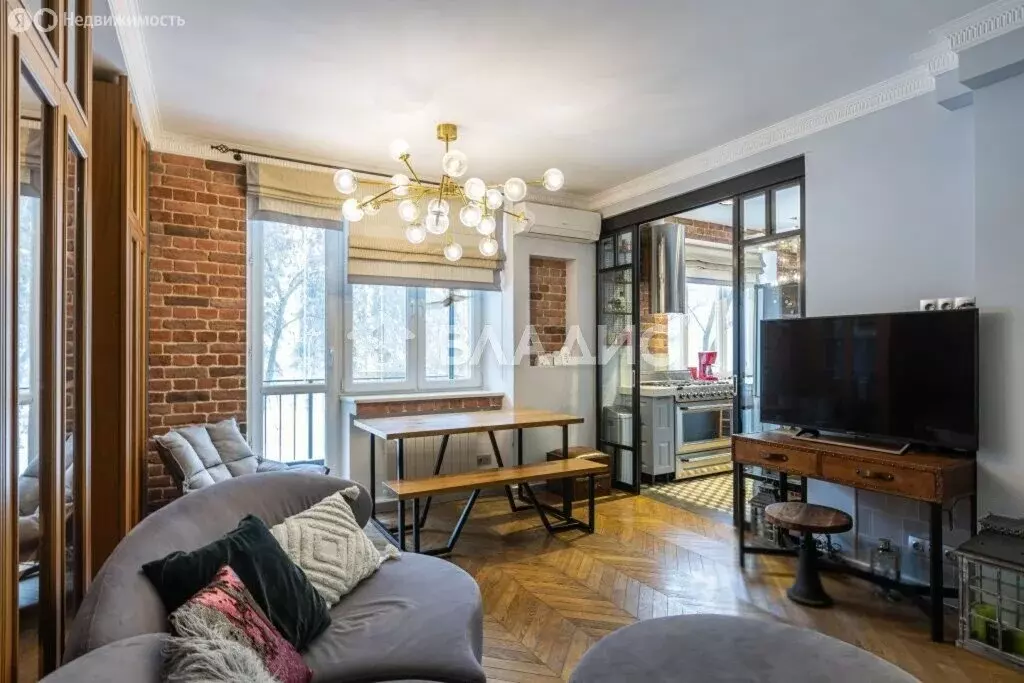 2-комнатная квартира: Москва, Малая Бронная улица, 19А (52 м) - Фото 1