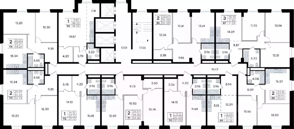 2-к кв. Приморский край, Владивосток ул. Тухачевского, 80 (54.24 м) - Фото 2