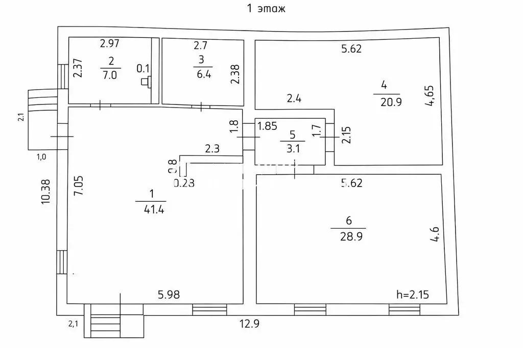 Дом в село Винсады, улица Лермонтова, 7 (207.9 м) - Фото 2