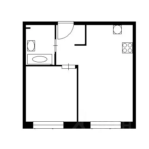 1-к кв. Москва Боровское ш., 2к6 (47.0 м) - Фото 2