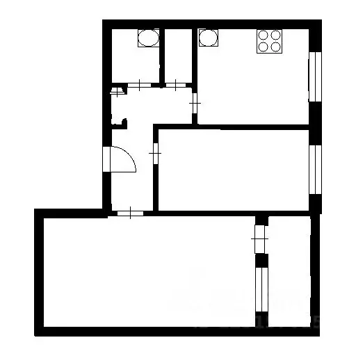 2-к кв. Башкортостан, Уфа ул. Сагита Агиша, 26/1 (45.0 м) - Фото 2