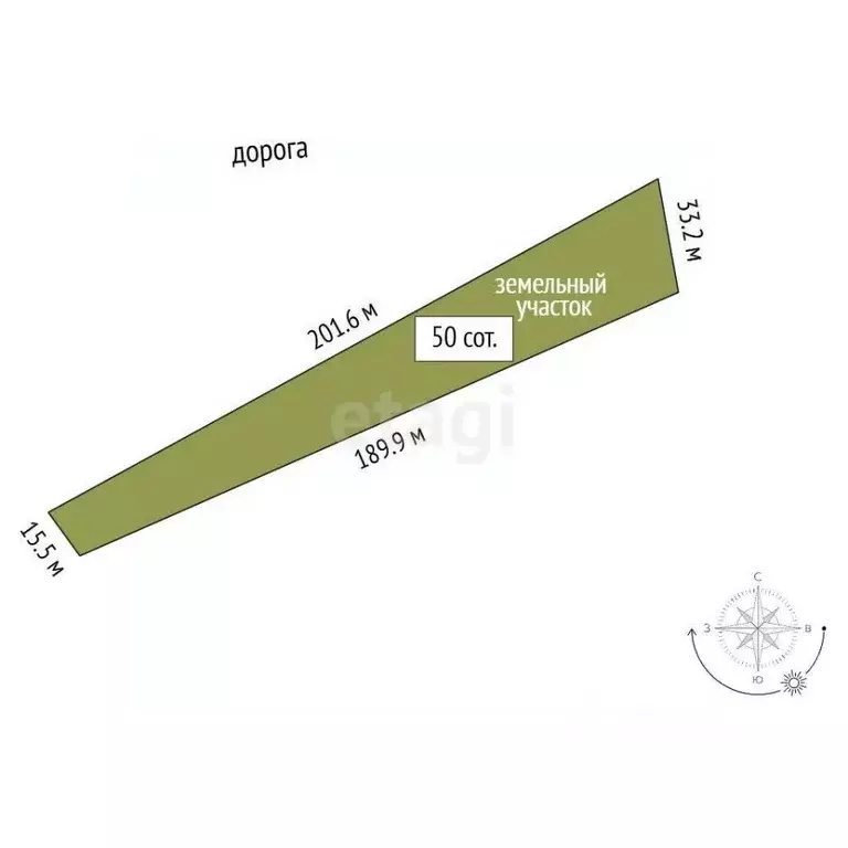 Участок в Крым, Ленинский район, Калиновское с/пос, Бухта Широкая СНТ ... - Фото 2