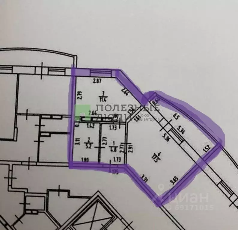 1-к кв. Орловская область, Орел ул. Зеленина, 6 (42.2 м) - Фото 1