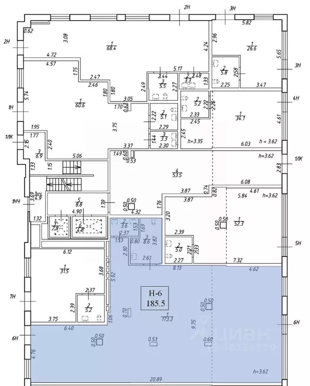 Помещение свободного назначения в Санкт-Петербург просп. Энгельса, 27Т ... - Фото 1