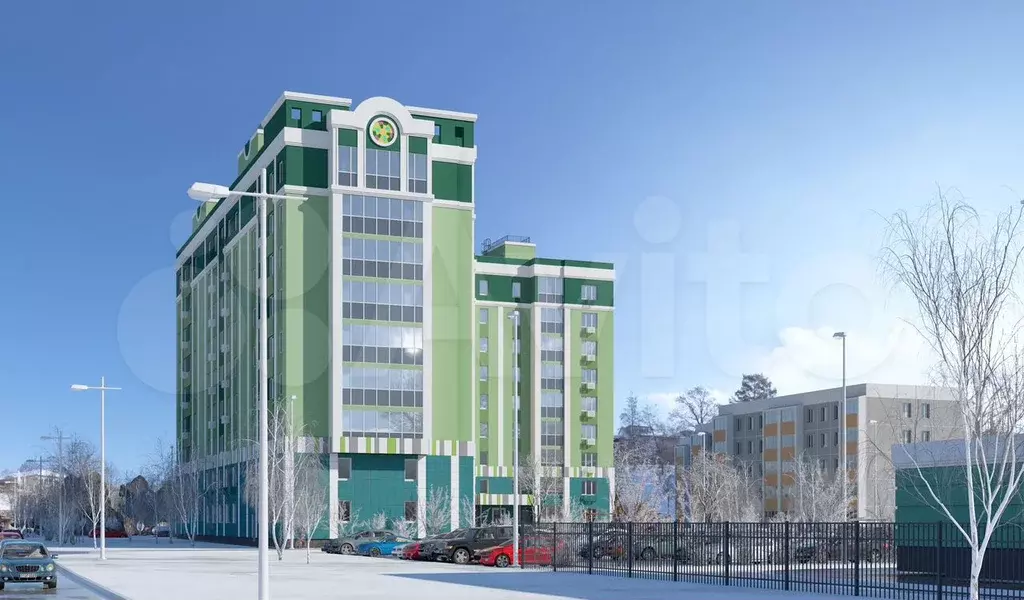 1-к. квартира, 43,2 м, 4/9 эт. - Фото 1