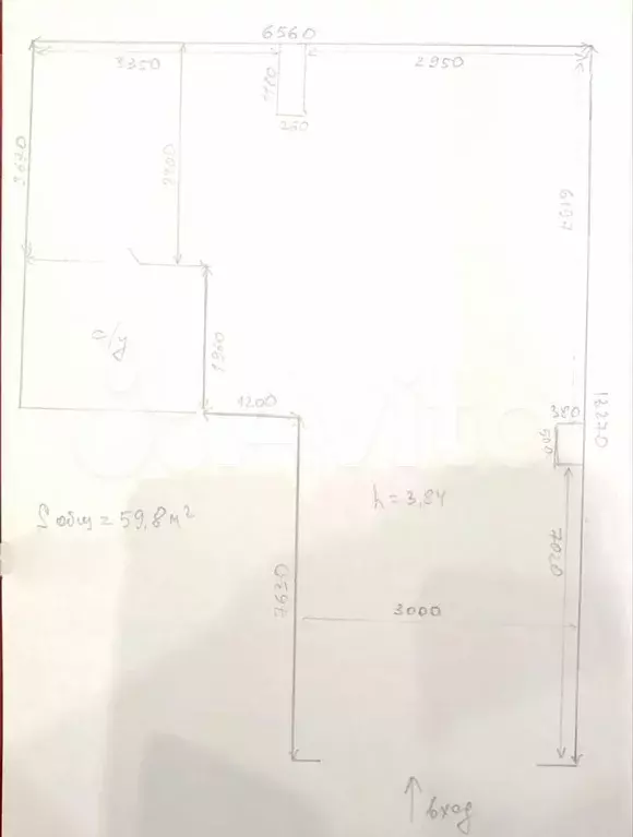 Торговая площадь, 59.8 м - Фото 1