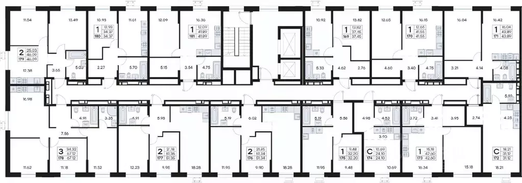 Студия Приморский край, Владивосток Катерная ул., 31/2 (31.12 м) - Фото 2