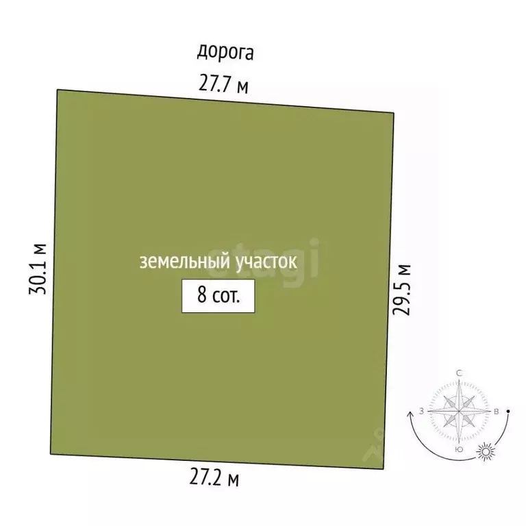 Участок в Ростовская область, Азовский район, Новоалександровское ... - Фото 2