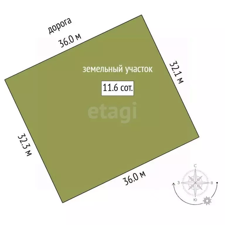 Участок в Тюменская область, Тюменский муниципальный округ, с. Каменка ... - Фото 2