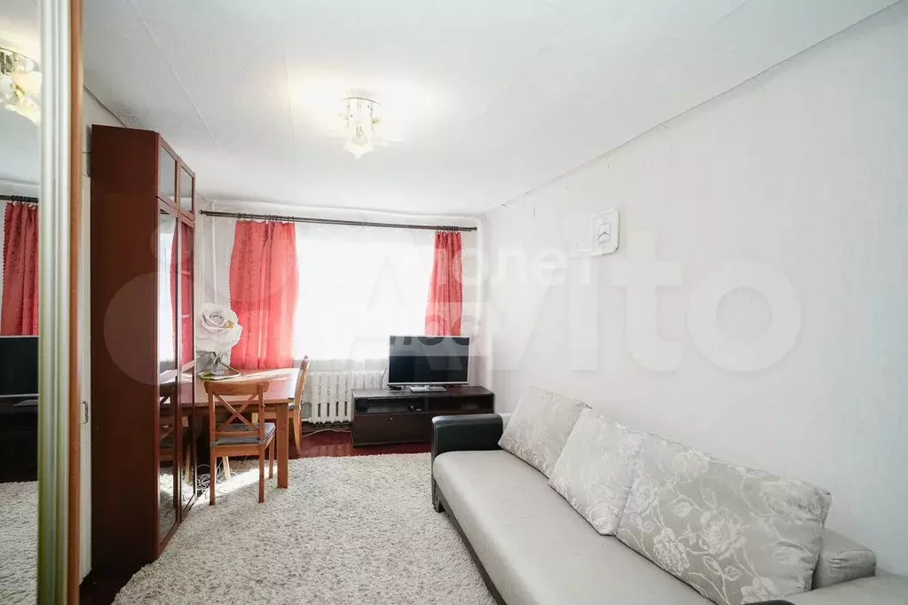 1-к. квартира, 32,6 м, 1/3 эт. - Фото 0