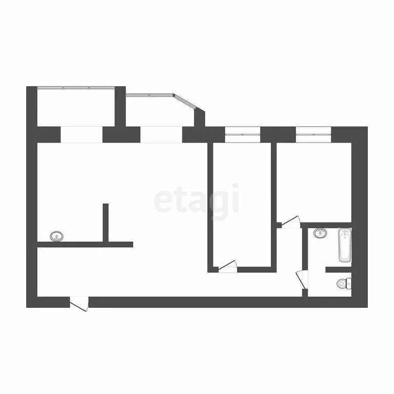 3-комнатная квартира: Томск, проспект Фрунзе, 119Е (71.1 м) - Фото 1