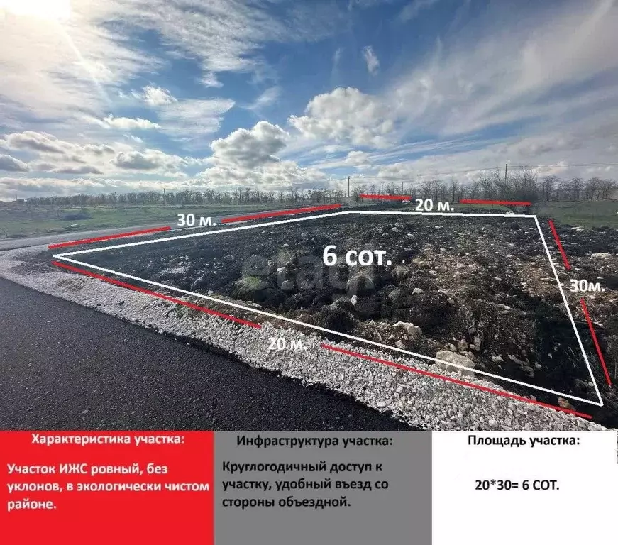 Участок в Крым, Симферопольский район, с. Мирное  (6.0 сот.) - Фото 2