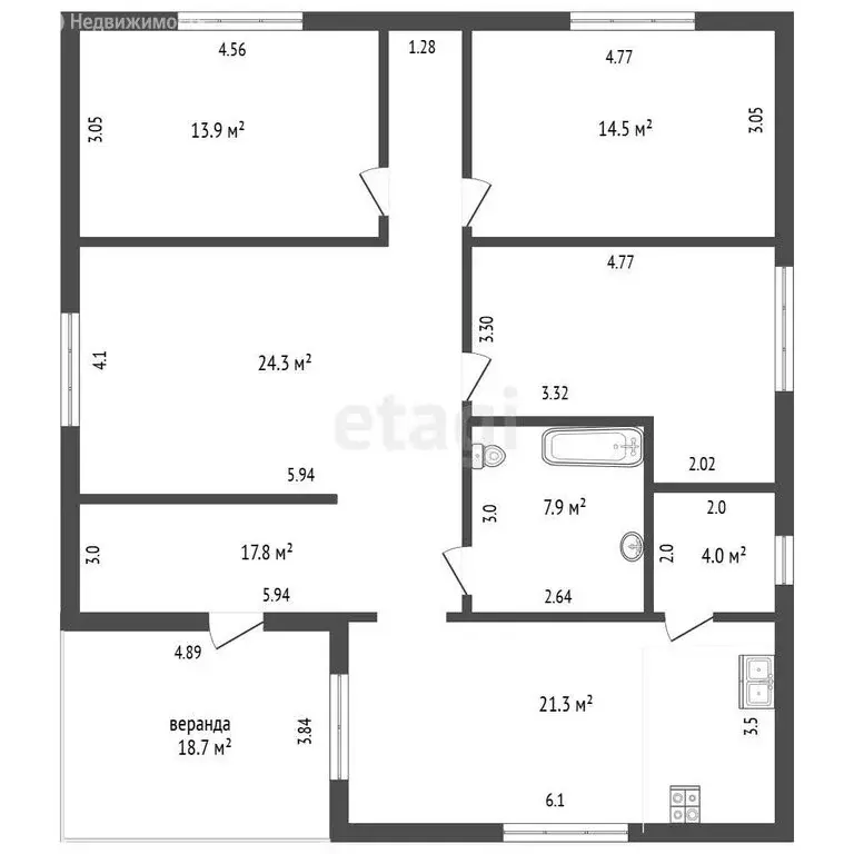 Дом в Омск, 7-я Ремесленная улица (125 м) - Фото 1
