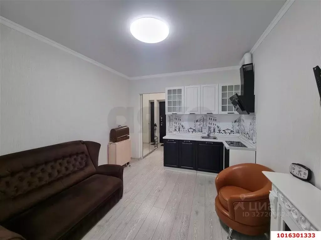 Студия Краснодарский край, Краснодар ул. 1-я Ямальская (17.9 м) - Фото 2