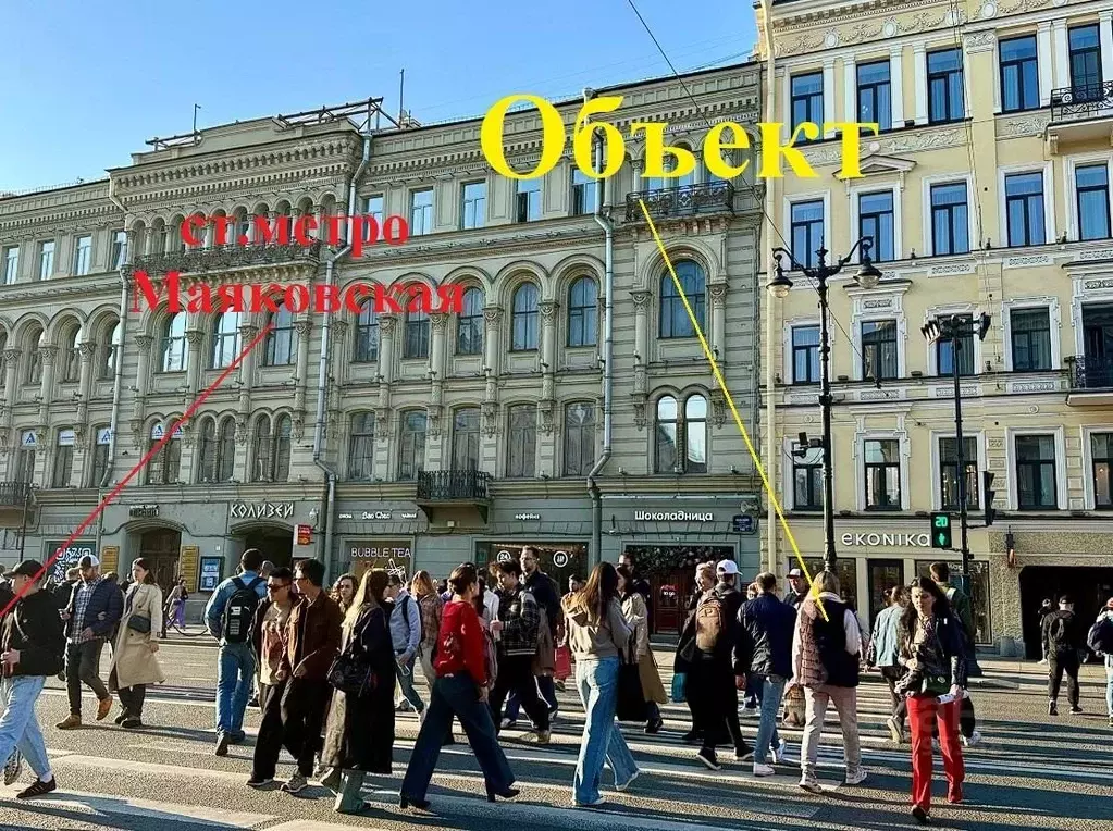Торговая площадь в Санкт-Петербург Невский просп., 102 (169 м) - Фото 0