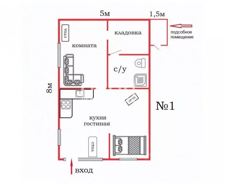 Дом в Ленинградская область, Выборгский район, Приморское городское ... - Фото 2