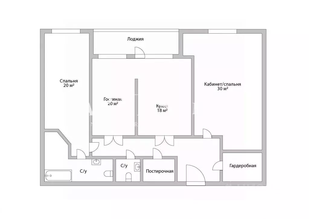 3-к кв. Москва ул. Крылатские Холмы, 33к1 (135.0 м) - Фото 1