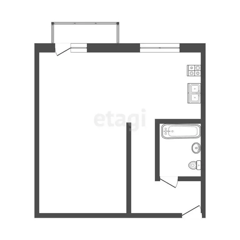 1-комнатная квартира: Саранск, улица Веселовского, 72 (31 м) - Фото 1