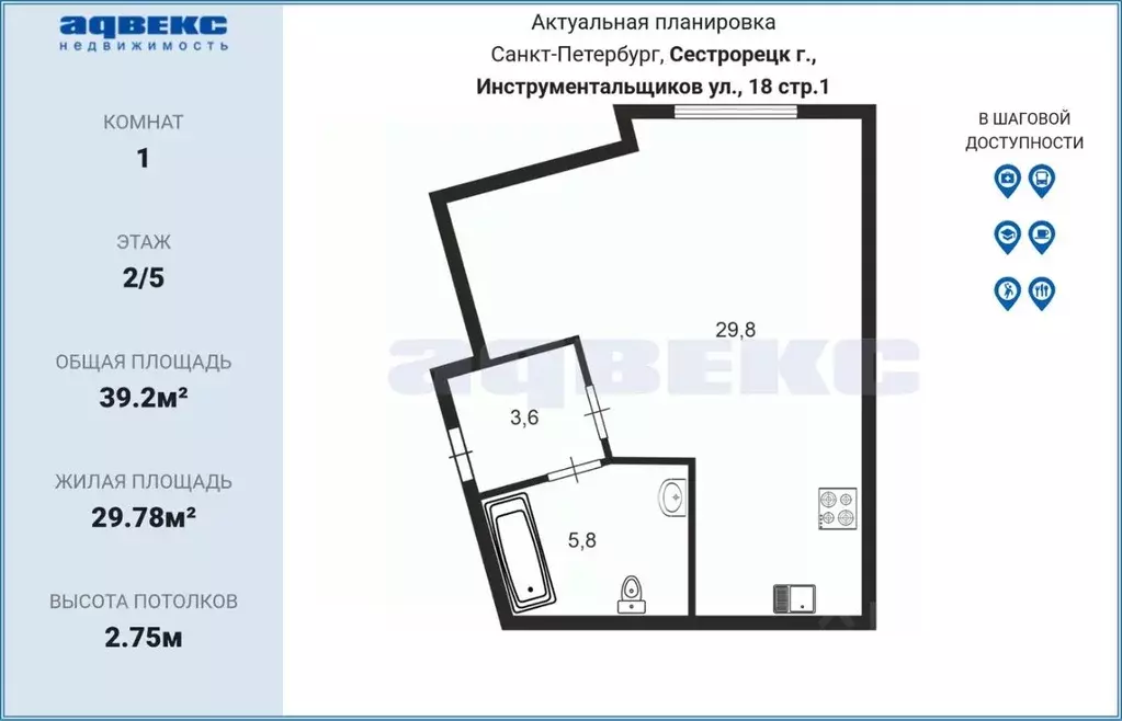 Студия Санкт-Петербург, Санкт-Петербург, Сестрорецк ул. ... - Фото 2
