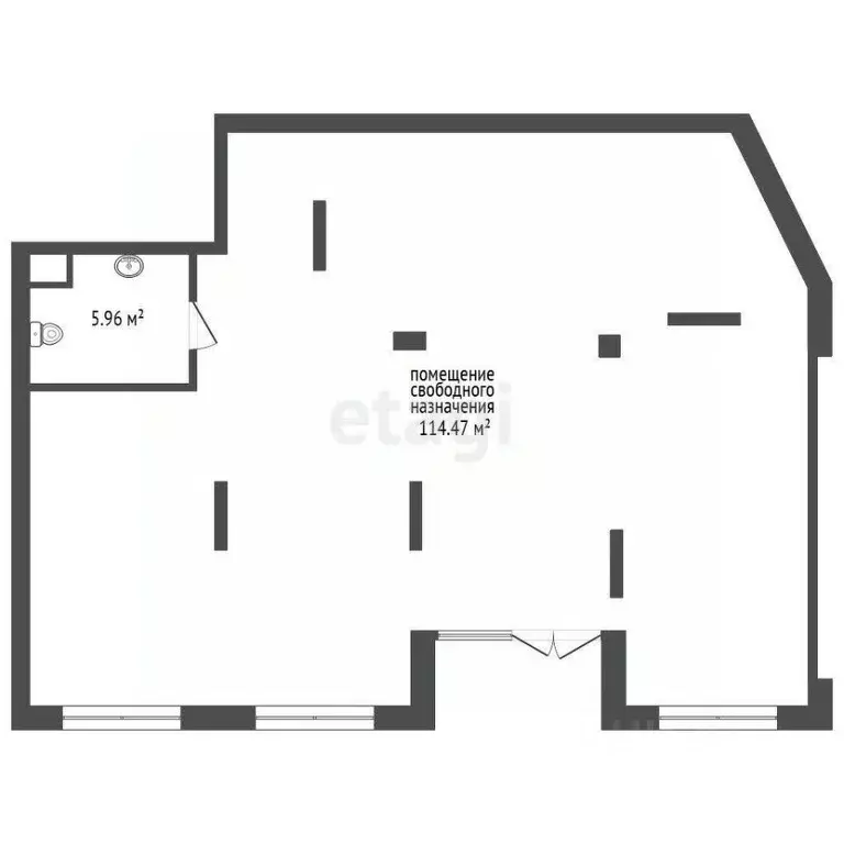 Помещение свободного назначения в Тюменская область, Тюмень ул. ... - Фото 2