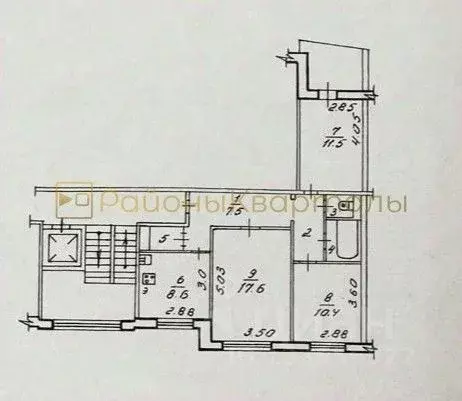3-к кв. Новосибирская область, Новосибирск ул. Пархоменко, 112 (66.4 ... - Фото 2