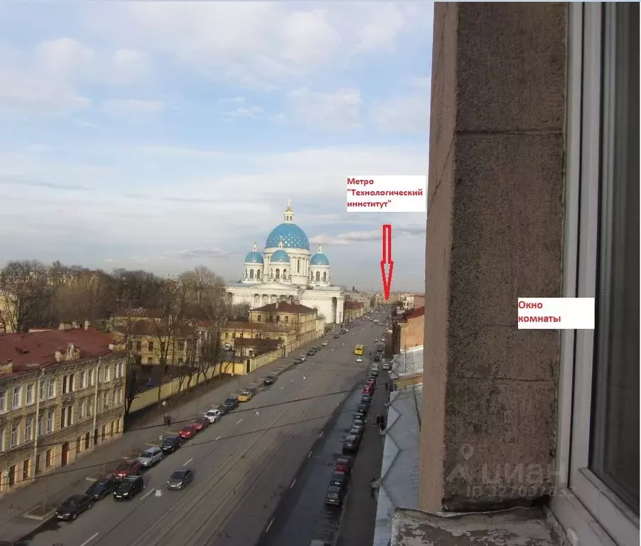 Комната Санкт-Петербург Троицкий просп., 16 (19.3 м) - Фото 1