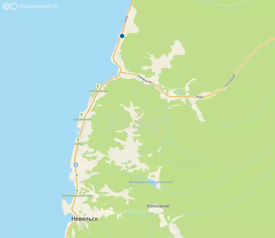 Участок в Холмский городской округ, село Прибой (15 м) - Фото 1