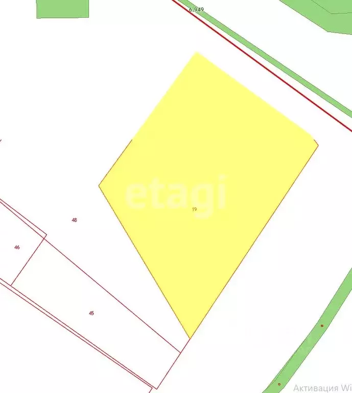 Участок в Белгородская область, Губкин Революционная ул. (51.5 сот.) - Фото 1