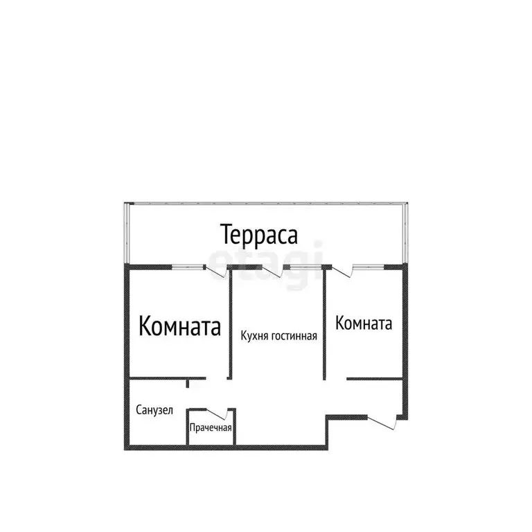 2-комнатная квартира: Курган, улица Коли Мяготина, 181 (80.7 м) - Фото 0