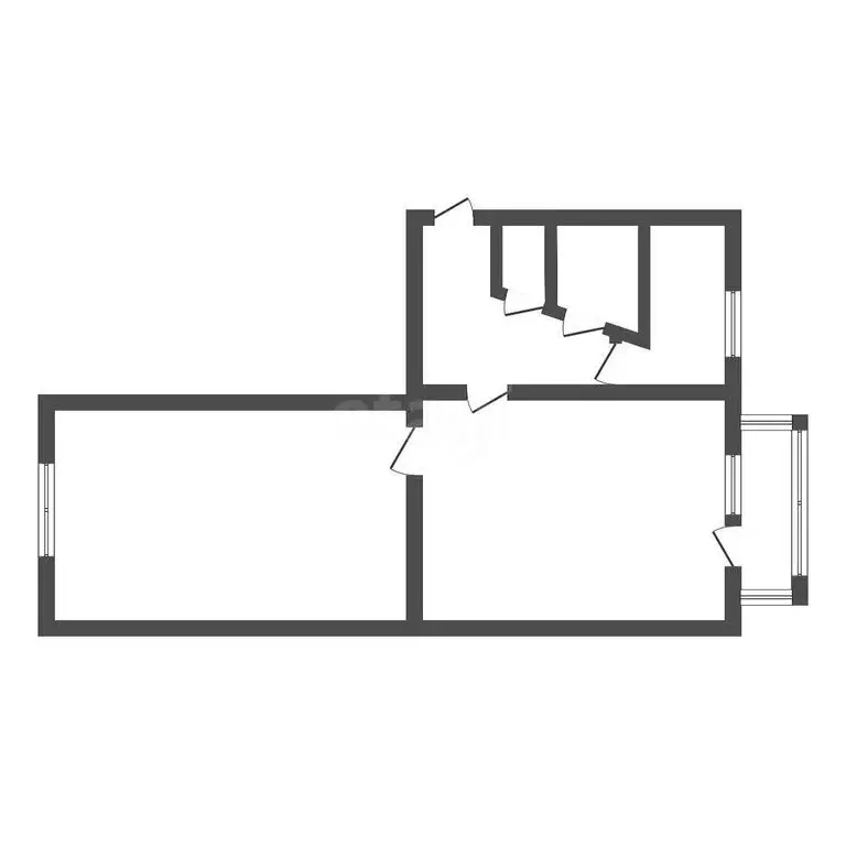 2-комнатная квартира: Нижний Тагил, улица Ломоносова, 8 (47.7 м) - Фото 1
