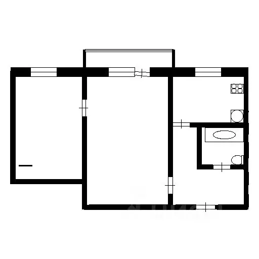 2-к кв. Волгоградская область, Волгоград Жилгородок мкр, ул. ... - Фото 2