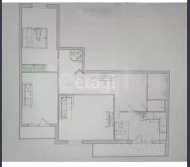 3-к кв. Татарстан, Казань ул. Новоселья, 6 (76.3 м) - Фото 2