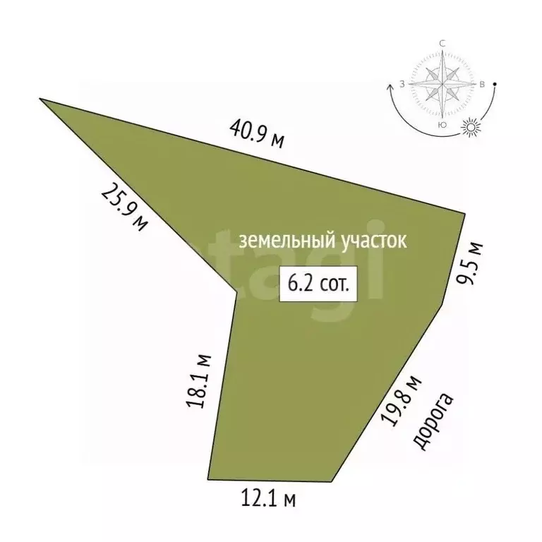 Участок в Севастополь Балаклавский муниципальный округ, с. Оборонное, ... - Фото 2