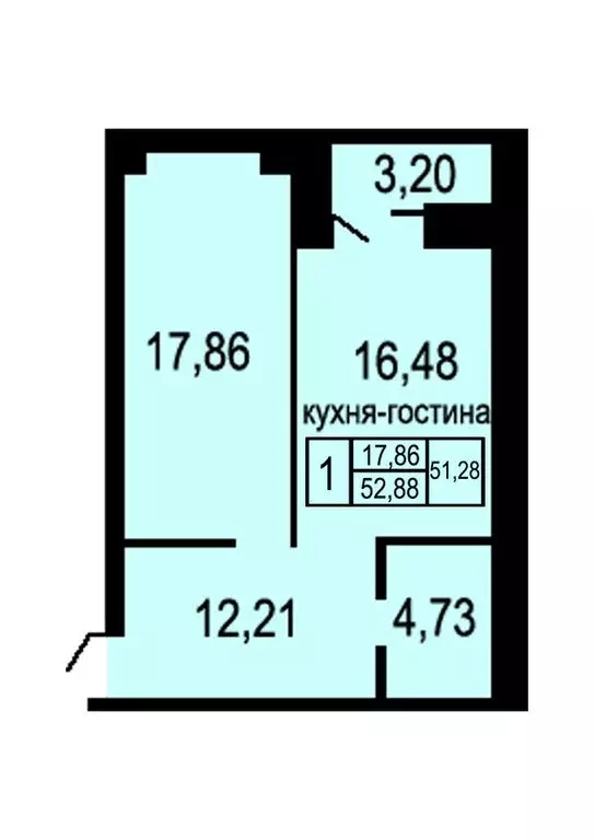 1-комнатная квартира: Оренбург, улица Неплюева, 2 (50 м) - Фото 0