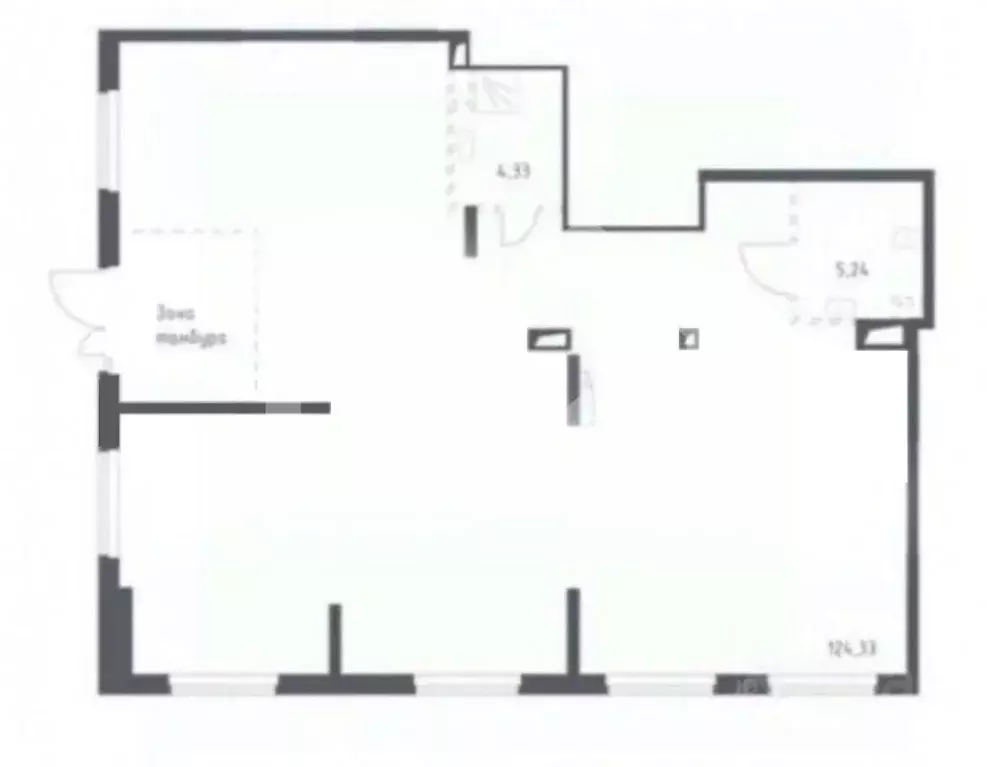 Торговая площадь в Москва ул. Любучанская, 1 (134 м) - Фото 2